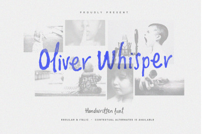 Oliver Whisper Messy Handwritten