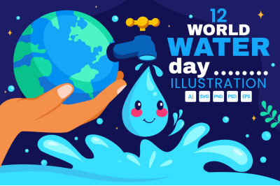 12 World Water Day Illustration