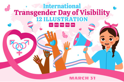 12 International Transgender Day of Visibility Illustration