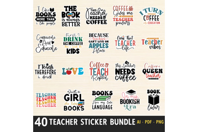 Teacher Sticker Bundle