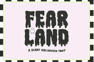 Fear Land - Spooky Halloween Font