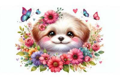 Blushing dog