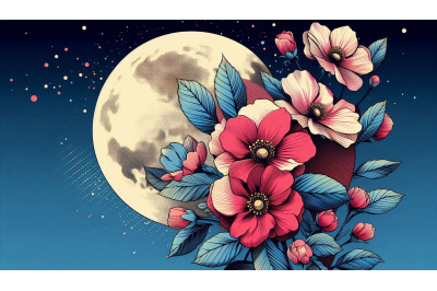 Bold Moon Flowers