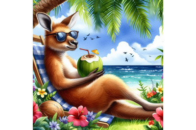 Chill kangaroo