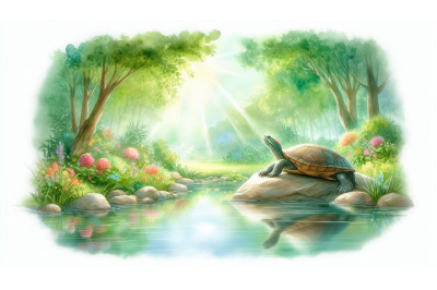 Chill turtle