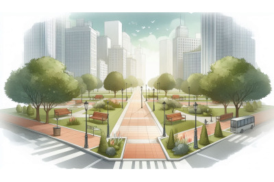 City Park Benches
