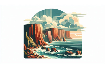 Coastal Cliff Waves