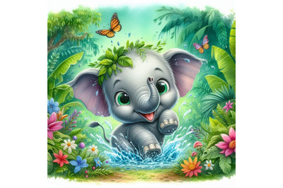 Curious elephant