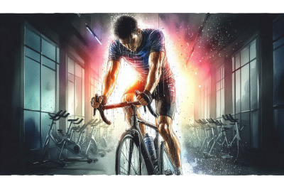 Cyclist Indoor Spin