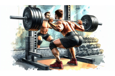 Deep Squat Barbell
