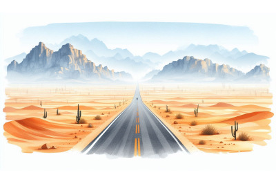 Endless Desert Road