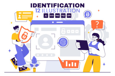 12 Identity Document Illustration