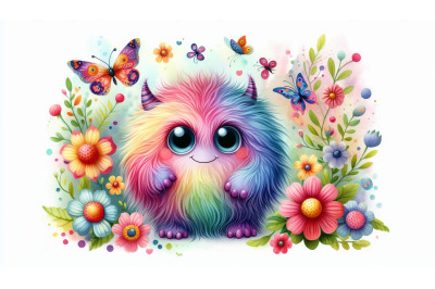 Fluffy monster