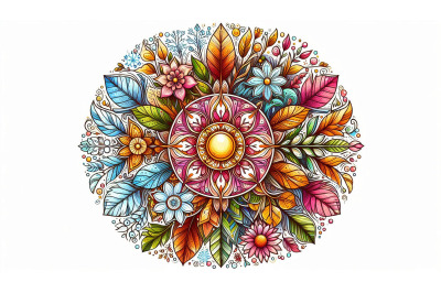 Four Season Mandala Design