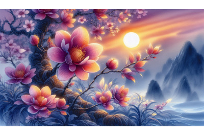 Glowing Petals Dusk