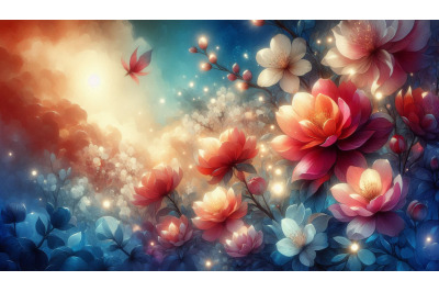 Glowing Petals Romantic