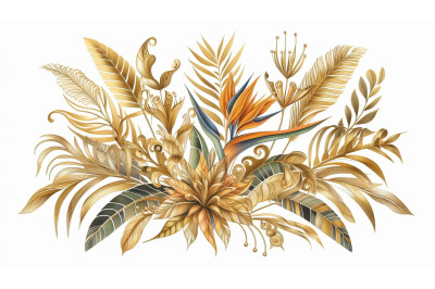 Golden Exotic Plants