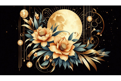 Golden Moon Flowers