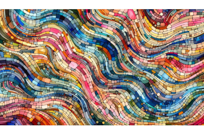 Mosaic Wave Background