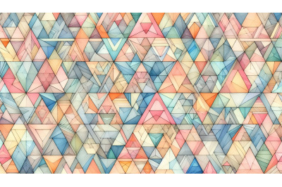 Pastel Triangle Tessellation