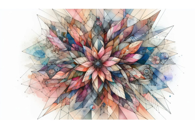 Polygonal Floral Textures