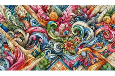 Psychedelic Geometric Harmony