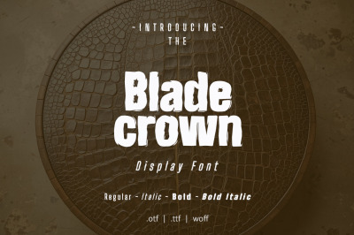 Blade Crown Font Family