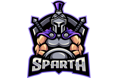 Sparta esport mascot logo design