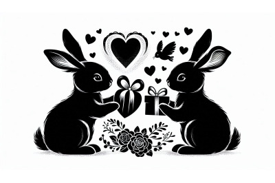 Bunnies Heart Gifts