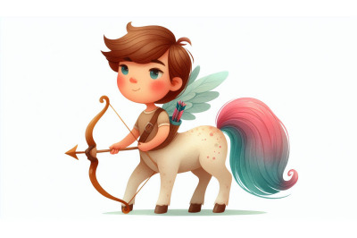 Cartoon Centaur Bow Vector