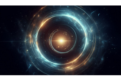 Circular Glowing Energy Ring