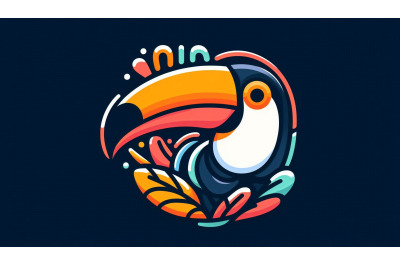 Colorful Toucan Beak