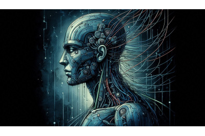 Cybernetic Human Tech Implants