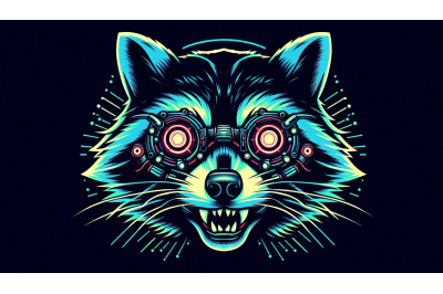 Cyberpunk Raccoon Eyes