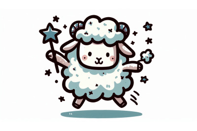 Doodle Sheep Character Sketch