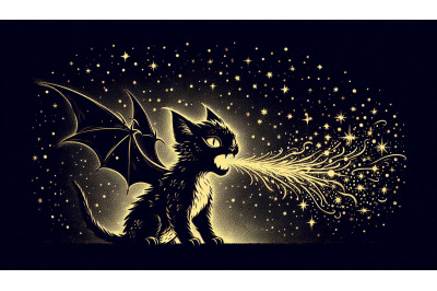 Dragon Kitten Sparks