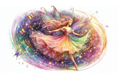 Fantasy Fairy Rainbow Sparks
