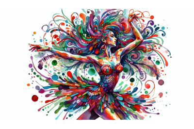 Fauvism Dancer Vibrant Hues