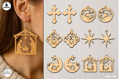 Nativity Scene Earrings Bundle