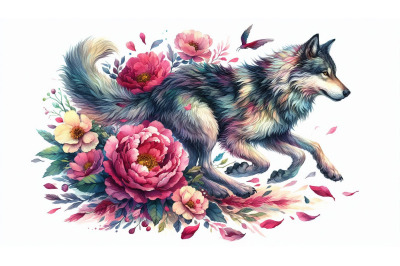 Fauvist Wolf Petals