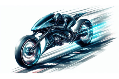 Futuristic Racing Bike Speed