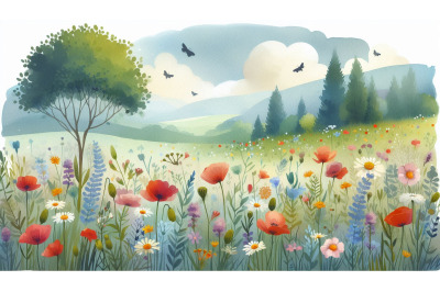 Spring Wildflower Meadow