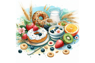 Summer brush art