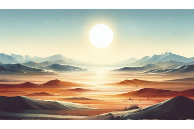 Sunny Plateau View
