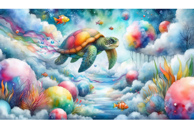 Surreal turtle