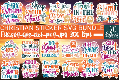 Christian Bundle SVG&2C; Scripture Bundle&2C; Instant Download&2C; Bible Verse