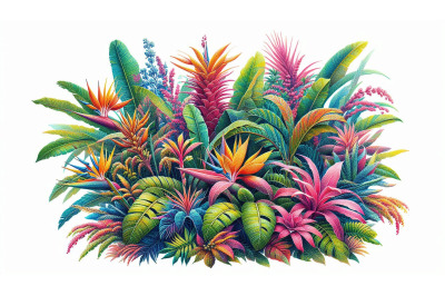 Vibrant Tropical Plants