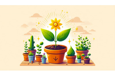 Growing Yellow Seedlings