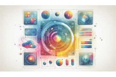 Holographic Interface Elements Floating
