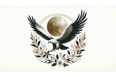 Minimalist Eagle Arcs